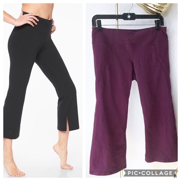 athleta barre kick flare